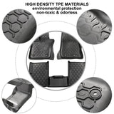 Floor Mats for Jeep Renegade 2015-2019 All Weather Guard 1st and 2nd Row Mat TPE Slush Liners