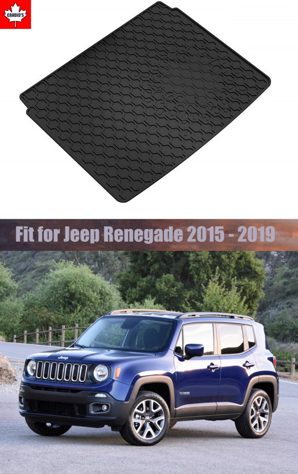 Copy of Copy of 3 Cargo mat for Jeep Renegade 2015-2019 2015-2019 All Weather Guard Mat TPE Slush Liners