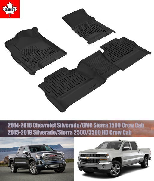 Floor Mats for 2014-2018 Chevrolet Silverado/GMC Sierra 1500