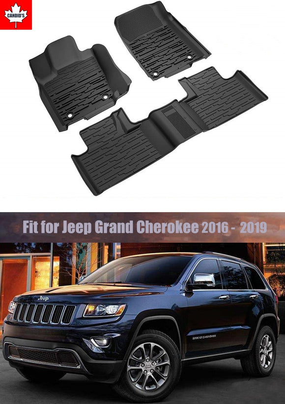 Copy of Copy of Floor mats for 2016-2019 Jeep Grand Cherokee Floor TPE Slush Liner Mats